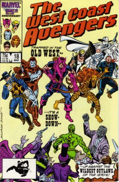 The West Coast Avengers, Vol. 2 Lost In Space-Time, Part 2: Time Was... |  Issue#18A | Year:1987 | Series:  | Pub: Marvel Comics | Direct Edition