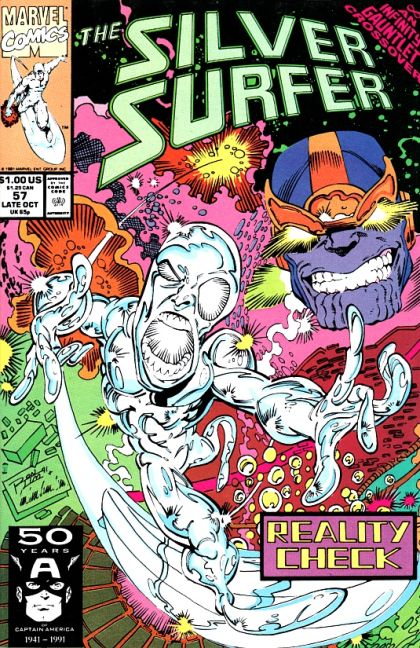 Silver Surfer, Vol. 3 Infinity Gauntlet - Inquisition |  Issue#57A | Year:1991 | Series: Silver Surfer | Pub: Marvel Comics |