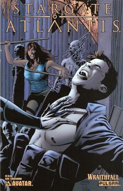 Stargate Atlantis: Wraithfall Wraithful, Part 1 |  Issue#1B | Year:2006 | Series: Stargate | Pub: Avatar Press | Wrap Cover