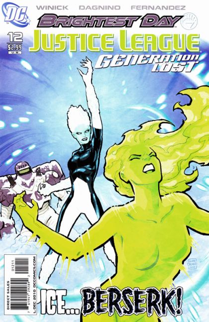 Justice League: Generation Lost Brightest Day - Generation Lost, The Cold Truth |  Issue#12A | Year:2010 | Series:  | Pub: DC Comics | Cliff Chiang Regular Cover