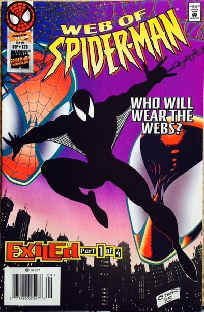 Web of Spider-Man, Vol. 1 Exiled - Part 1: Who Will Wear The Webs |  Issue