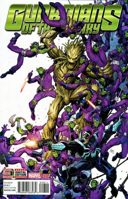 Guardians of the Galaxy, Vol. 4  |  Issue#8A | Year:2016 | Series: Guardians of the Galaxy | Pub: Marvel Comics | Arthur Adams Regular Cover