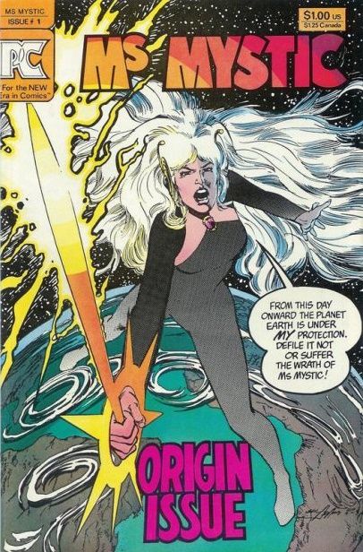 Ms Mystic, Vol. 1 Ms. Mystic |  Issue#1 | Year:1982 | Series: Pacific Comics | Pub: Pacific Comics |