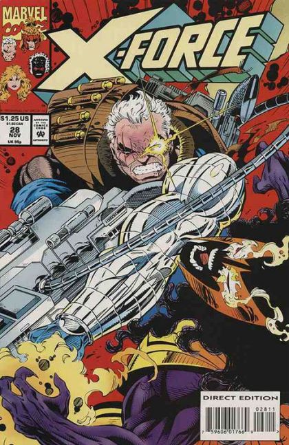 X-Force, Vol. 1 The Axe Falls |  Issue#28A | Year:1993 | Series: X-Force | Pub: Marvel Comics