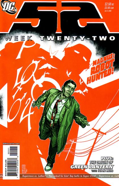 52 52 - Burial Ground / The Origin of Green Lantern |  Issue#22A | Year:2006 | Series:  | Pub: DC Comics | J.G. Jones Regular