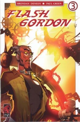 Flash Gordon (Ardden) The Mercy Wars, Chapter Three: Arena |  Issue#3B | Year:2008 | Series: Flash Gordon | Pub: Ardden Entertainment | Regular Cover B Zarkov Captive