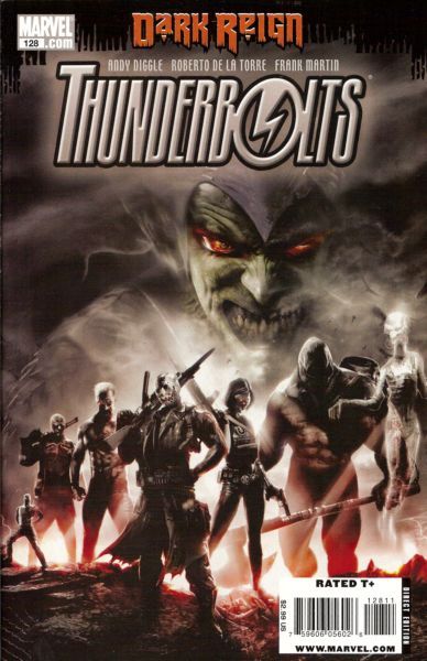 Thunderbolts, Vol. 1 Dark Reign  |  Issue#128A | Year:2009 | Series: Thunderbolts | Pub: Marvel Comics | Francesco Matt Mattina Regular Cover