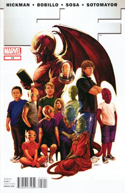 FF, Vol. 1 Too Many Kids |  Issue#12A | Year:2011 | Series: Fantastic Four | Pub: Marvel Comics | Steve Epting Regular Cover