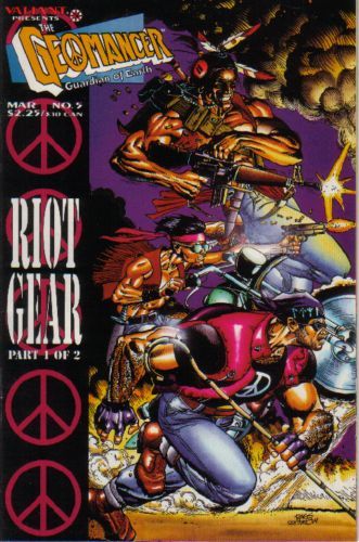 Geomancer Riot Gear, Part 1: Sacrifice |  Issue#5 | Year:1995 | Series:  | Pub: Valiant Entertainment |