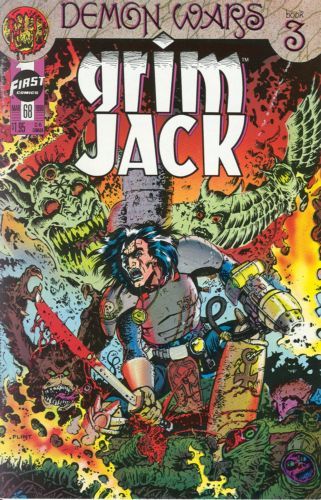Grimjack Demon Wars Book 3 |  Issue#68 | Year:1990 | Series: Grimjack | Pub: First Comics |