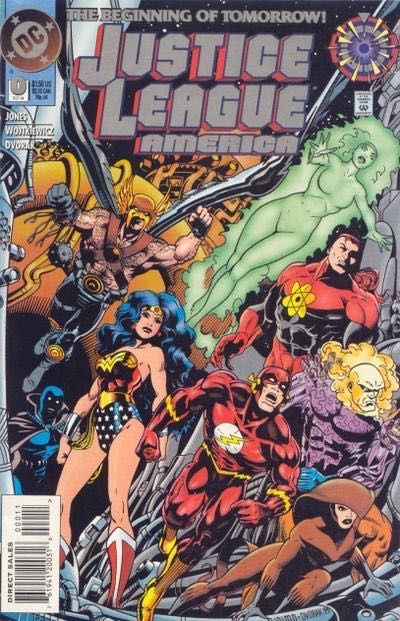 Justice League / International / America Home Again |  Issue#0A | Year:1994 | Series: Justice League | Pub: DC Comics | Direct Edition