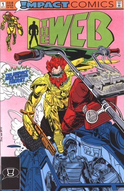 The Web (Impact Studios) Power Up |  Issue#1A | Year:1991 | Series:  | Pub: DC Comics