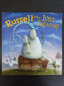 Russell and the Lost Treasure by Rob Scotton | For Age: 4–6 | Pub: HarperCollins | Paperback Picture Story Book