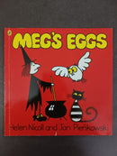 Meg's Eggs by Helen Nicoll; illustrated by Jan Pienkowski | For Age: 2–4 | Pub: Puffin Books | Paperback Picture Story Book