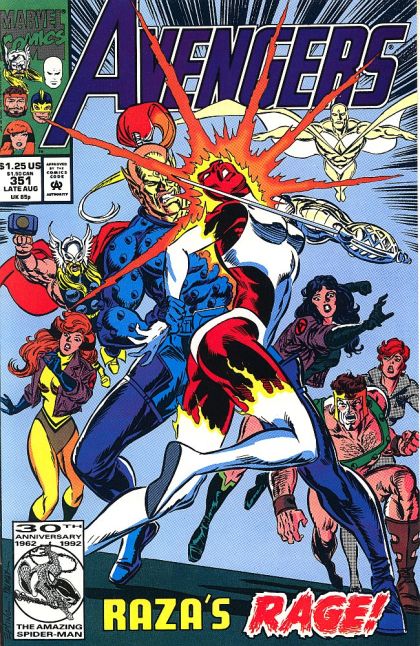 The Avengers, Vol. 1 Retribution! |  Issue#351A | Year:1992 | Series: Avengers | Pub: Marvel Comics | Direct Edition