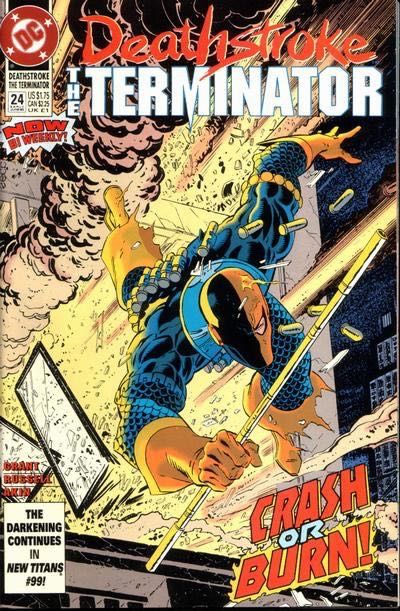 Deathstroke, The Terminator Into The Black Dome |  Issue#24 | Year:1993 | Series: Deathstroke | Pub: DC Comics |