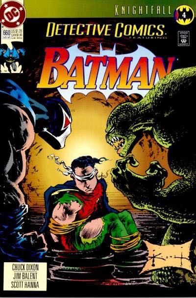 Detective Comics, Vol. 1 Knightfall - Part 4: Crocodile Tears |  Issue#660A | Year:1993 | Series: Detective Comics | Pub: DC Comics | Direct Edition