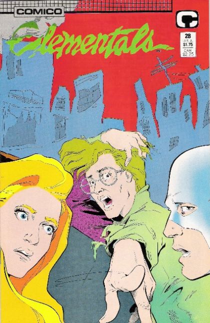 Elementals, Vol. 1 Wasted and Contaminated Part 1 |  Issue#28 | Year:1988 | Series: Elementals | Pub: Comico |