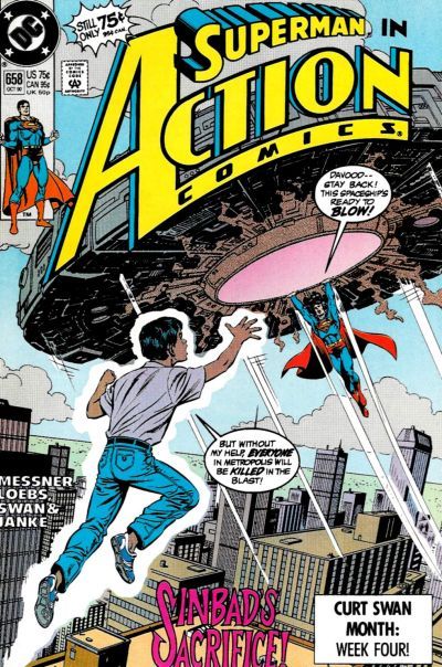 Action Comics, Vol. 1 The Sinbad Contract - Part 3 |  Issue#658A | Year:1990 | Series:  | Pub: DC Comics | Direct Edition