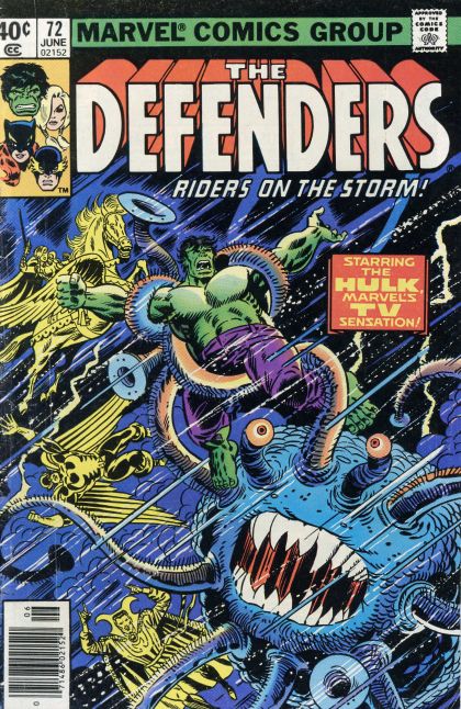 The Defenders, Vol. 1 Up From the Sky! |  Issue#72B | Year:1979 | Series: Defenders | Pub: Marvel Comics | Newsstand Edition