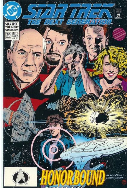 Star Trek: The Next Generation, Vol. 2 Honor Bound |  Issue#29A | Year:1992 | Series: Star Trek | Pub: DC Comics