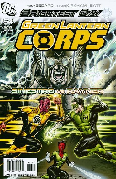 Green Lantern Corps, Vol. 1 Brightest Day - The Weaponer, Part Two |  Issue#54A | Year:2010 | Series: Green Lantern | Pub: DC Comics | Tyler Kirkham Regular