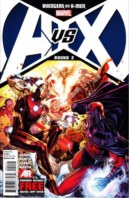 Avengers vs. X-Men Avengers vs. X-Men - Round 2 |  Issue#2A | Year:2012 | Series: Avengers | Pub: Marvel Comics | Jim Cheung Regular