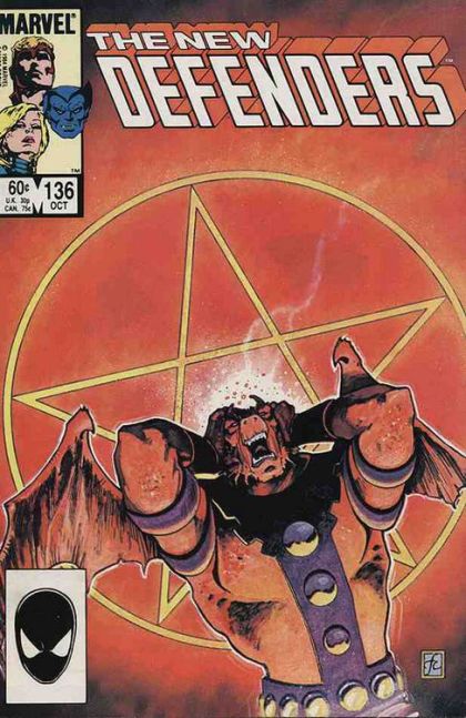 The Defenders, Vol. 1 Bodies and Souls |  Issue#136A | Year:1984 | Series: Defenders | Pub: Marvel Comics | Direct Edition