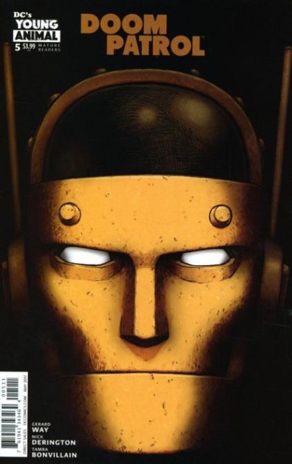 Doom Patrol, Vol. 6 Brick by Brick, Part 5: Let's Go Fast |  Issue#5A | Year:2017 | Series: Doom Patrol | Pub: DC Comics | Regular Nick Derington Cover