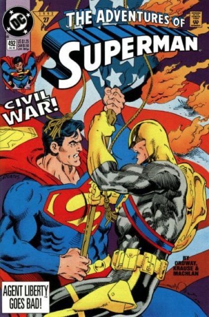 The Adventures of Superman "... And Justice for All!" |  Issue#492A | Year:1992 | Series: Superman | Pub: DC Comics | Direct Edition