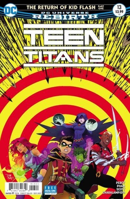 Teen Titans, Vol. 6 The Return of Kid Flash, Part One |  Issue#13A | Year:2017 | Series:  | Pub: DC Comics | Regular Dan Mora Cover
