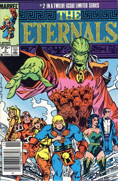 Eternals, Vol. 2 The Old Priest Writ Large...! |  Issue#2B | Year:1985 | Series: Eternals | Pub: Marvel Comics | Newsstand Edition