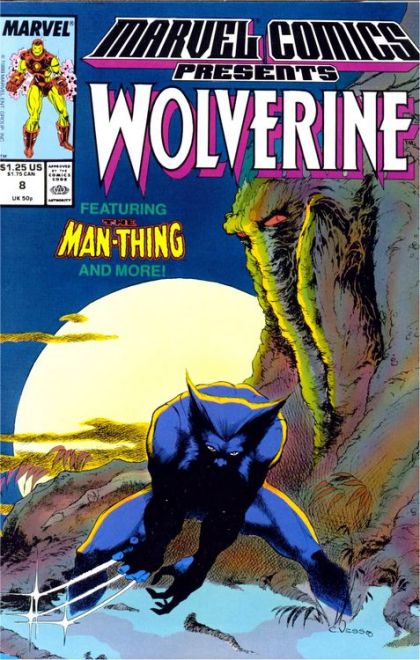 Marvel Comics Presents, Vol. 1 Save the Tiger / Elements of Terror / Crossing Lines, Part 8: the Fight / Part 8: Prisoners / Part 8: Kills / One Day At a Time |  Issue#8A | Year:1988 | Series:  | Pub: Marvel Comics | Direct Edition