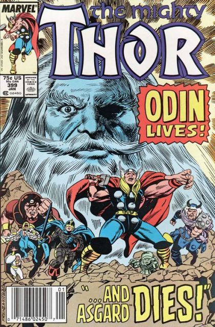 Thor, Vol. 1 When Asgard Dies |  Issue#399B | Year:1988 | Series: Thor | Pub: Marvel Comics | Newsstand Edition