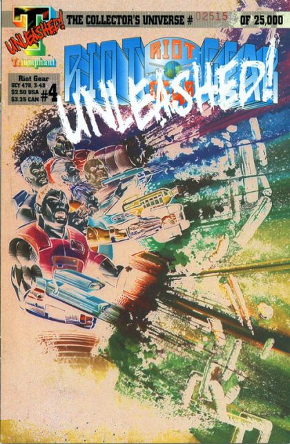 Riot Gear Changing of the Guard |  Issue#4 | Year:1993 | Series:  | Pub: Triumphant Comics | Numbered to 25,000