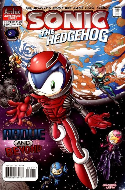Sonic the Hedgehog, Vol. 2 Don't Call It A Come Back |  Issue#74A | Year:1999 | Series: Sonic The Hedgehog | Pub: Archie Comic Publications | Direct Edition