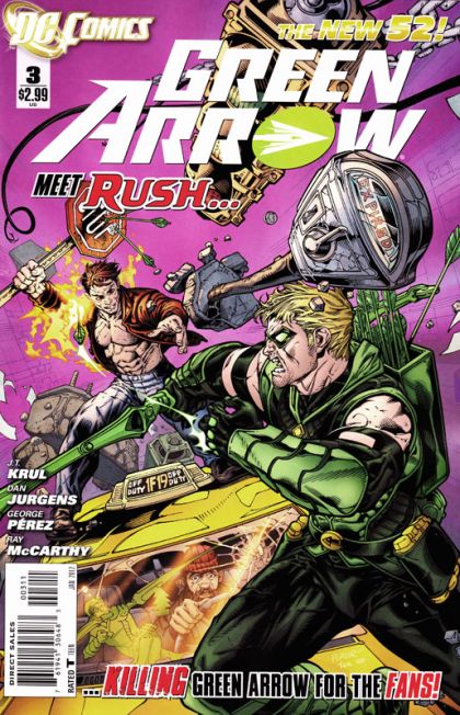 Green Arrow, Vol. 5 Green Arrow's Last Stand |  Issue#3 | Year:2011 | Series: Green Arrow | Pub: DC Comics |
