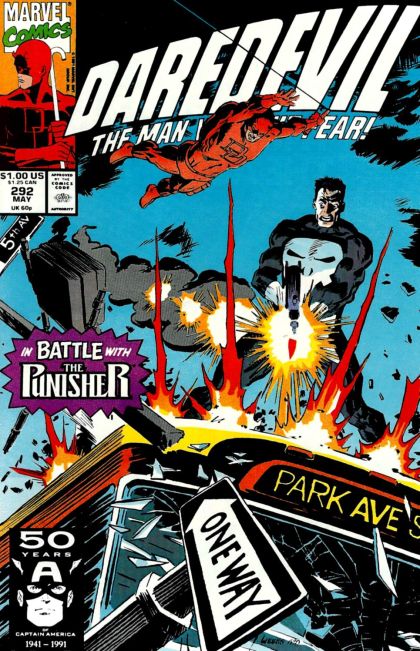 Daredevil, Vol. 1 Body Count |  Issue#292A | Year:1991 | Series: Daredevil | Pub: Marvel Comics | Direct Edition