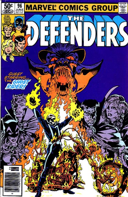 The Defenders, Vol. 1 The Rock and Roll Conspiracy! |  Issue#96B | Year:1981 | Series: Defenders | Pub: Marvel Comics | Newsstand Edition