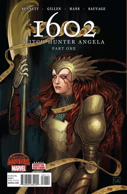 Marvel 1602: Witch Hunter Angela Secret Wars: Warzones - In Which Wicked Somethings This Way Comes |  Issue#1A | Year:2015 | Series: Marvel 1602 | Pub: Marvel Comics | Stephanie Hans Regular