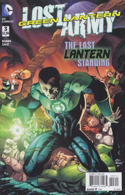 Green Lantern: Lost Army Cutoff |  Issue#3A | Year:2015 | Series: Green Lantern | Pub: DC Comics | Andy Kubert Regular Cover