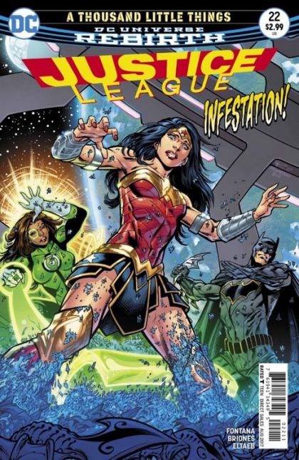 Justice League, Vol. 2 A Thousand Little Things |  Issue#22A | Year:2017 | Series: Justice League | Pub: DC Comics | Regular Paul Pelletier Cover