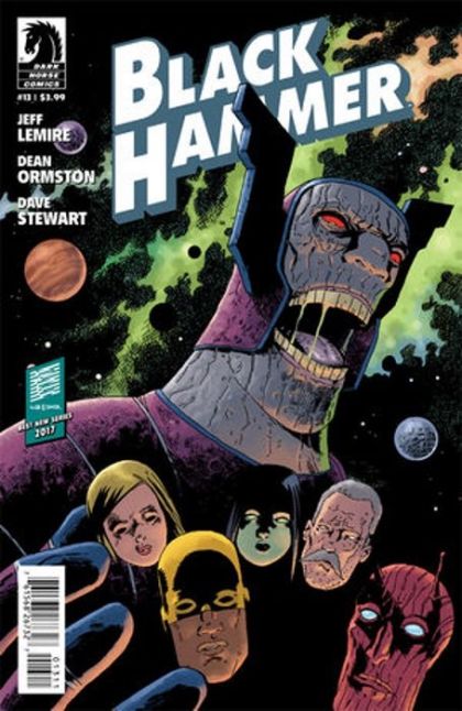 Black Hammer  |  Issue#13A | Year:2017 | Series:  | Pub: Dark Horse Comics | Regular Dean Ormston Cover
