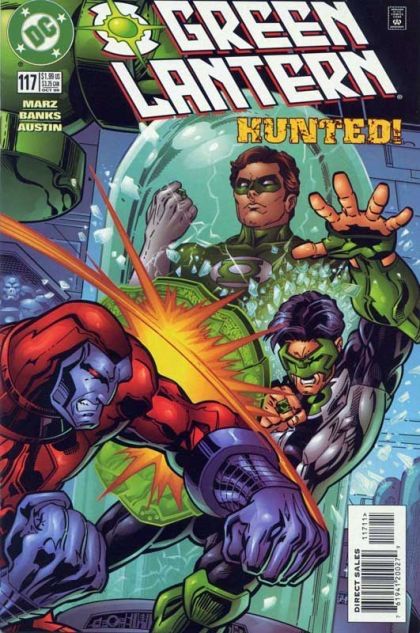 (Signed by RON MARZ) Green Lantern, Vol. 3 Found Art |  Issue#117A | Year:1999 | Series: Green Lantern | Pub: DC Comics | Direct Edition