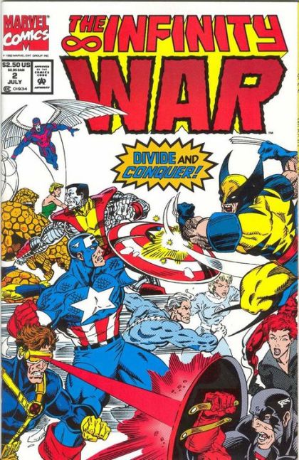 The Infinity War Infinity War - Ethereal Revisionism |  Issue#2A | Year:1992 | Series: The Infinity War | Pub: Marvel Comics | Direct Edition - Wraparound Cover
