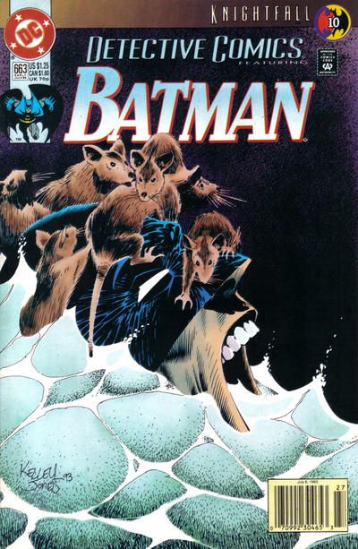 Detective Comics, Vol. 1 Knightfall - Part 10: No Rest For the Wicked |  Issue#663B | Year:1993 | Series: Detective Comics | Pub: DC Comics |