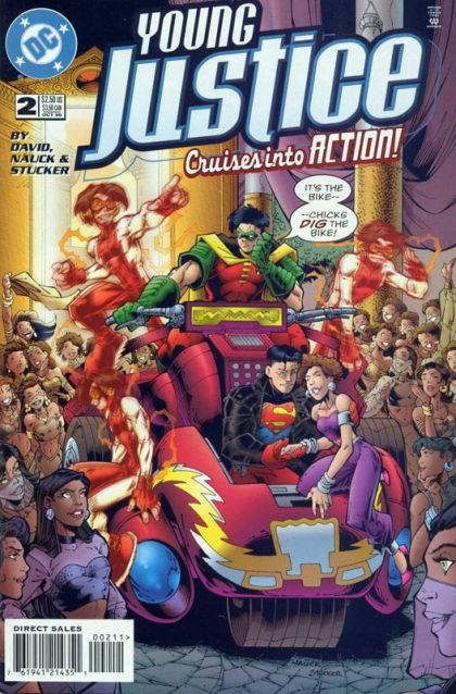 Young Justice, Vol. 1 Sheik, Rattle and Roll |  Issue#2A | Year:1998 | Series: Teen Titans | Pub: DC Comics | Direct Edition