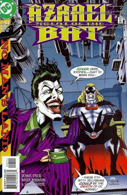 Azrael, Vol. 1 No Man's Land - Jellybean Deathtrap |  Issue#53 | Year:1999 | Series:  | Pub: DC Comics | Roger Robertson Regular Cover