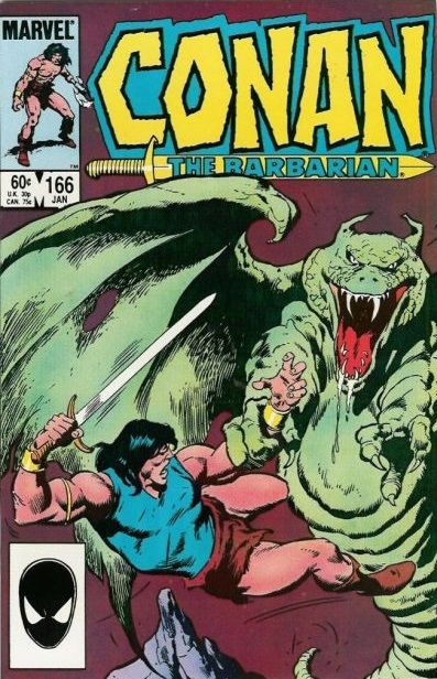 Conan the Barbarian, Vol. 1 Blood Of The Titan! |  Issue#166A | Year:1985 | Series: Conan | Pub: Marvel Comics |