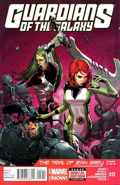 Guardians of the Galaxy, Vol. 3 The Trial of Jean Grey - Part 4 |  Issue#12A | Year:2014 | Series: Guardians of the Galaxy | Pub: Marvel Comics | Regular Sara Pichelli Cover